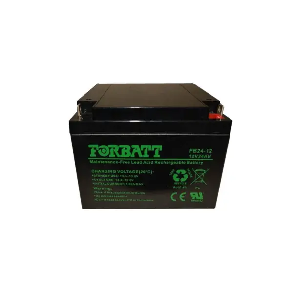 12V 24Ah, VRLA AGM, Forbatt Battery