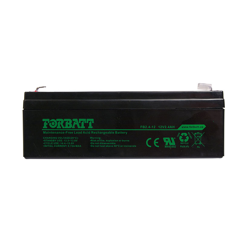 12V 2.4Ah, VRLA AGM, Forbatt Battery
