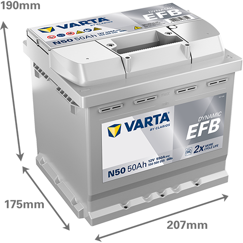 Varta 612EFB-N50 - Image 2
